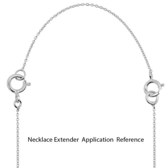 Necklace Chain Extenders 925 Sterling Silver and gold platedโ your choice - Picture 4 of 7